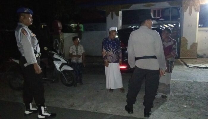 Polsek Lembar Gencar Patroli Malam, Antisipasi 3C dan Balap Liar