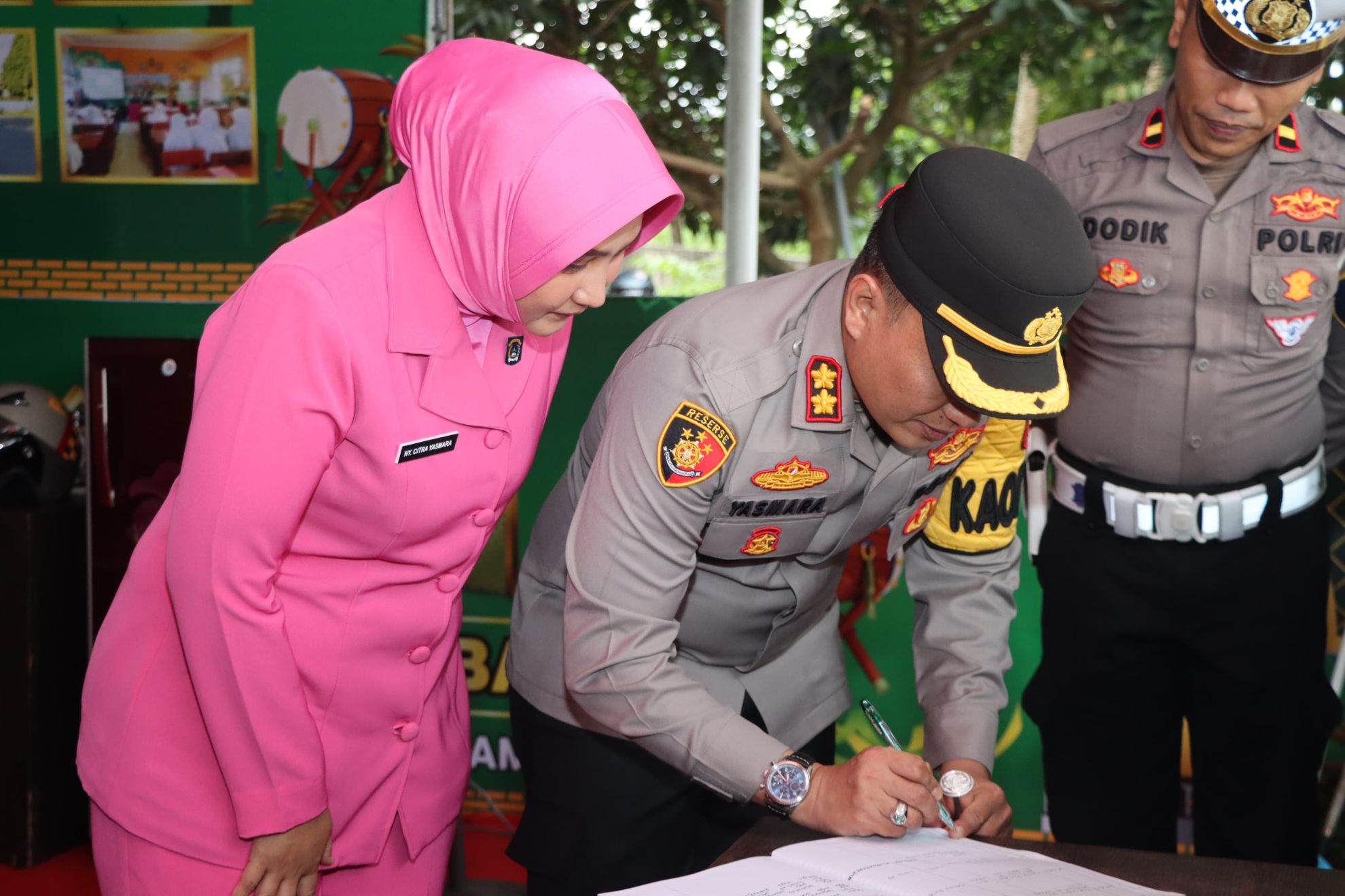 Jelang Lebaran, Kapolres Lombok Barat Cek Pospam GMS & Beri Arahan Penting
