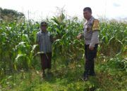 Bhabinkamtibmas Ajak Warga Manfaatkan Lahan Demi Ketahanan Pangan