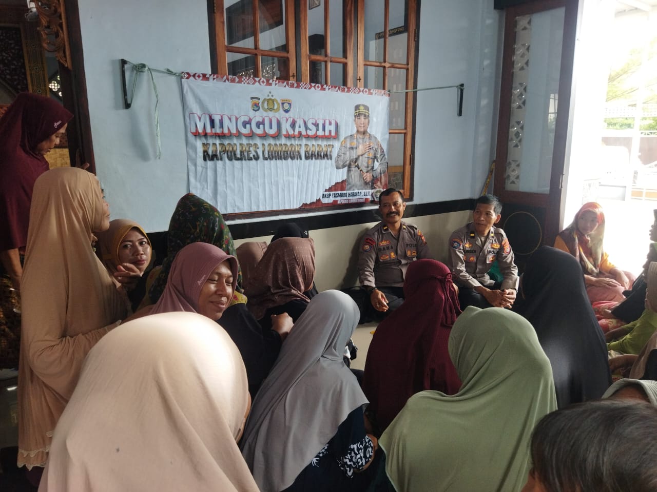 Kekhawatiran Terhadap Ancaman Narkoba, Masyarakat Desa Labuapi Menanyakan Bahaya Narkoba ke Polisi