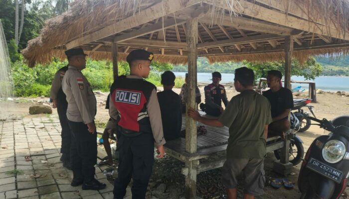 Suasana Damai di Sekotong Berkat Patroli Dialogis Polisi