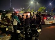 Patroli Intensif Polres Lombok Barat Amankan Malam Idulfitri dari Balap Liar