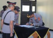 Kapolres Sumbawa Barat, AKBP Zulkarnain, S.I.K., Pimpin Upacara Serah Terima Jabatan Wakapolres