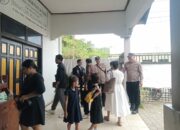 Beri Kenyamanan dalam Beribadah, Polres Sumbawa Barat Lakukan Pengamanan Perayaan Ibadah Jumat Agung