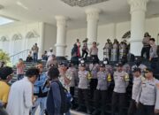 Polres Sumbawa Barat Kawal Ketat Aksi Unjuk Rasa FPT, Pastikan Situasi Tetap Kondusif