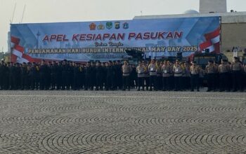 Polisi Terjunkan 13 Ribu Personel Gabungan Amankan May Day Fiesta