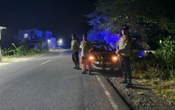 Patroli Blue Light Polsek Kediri Tekan Aksi Kriminal dan Balap Liar