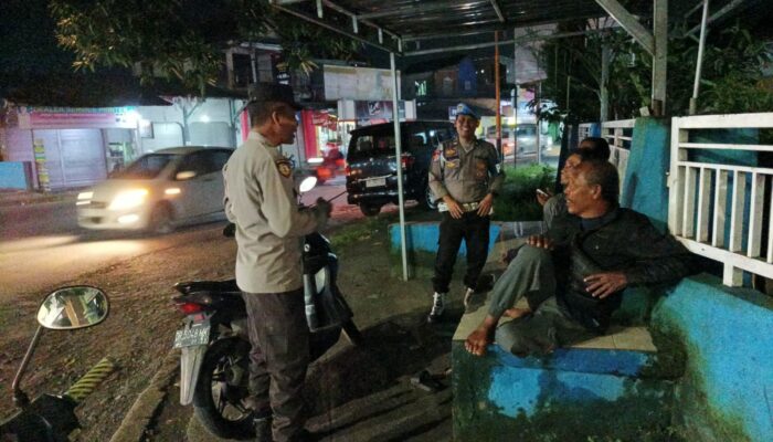 Polsek Kediri Intensifkan Patroli Malam Demi Jaga Kamtibmas