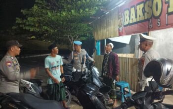 Jaga Keamanan Wisata Malam, Polsek Kediri Sasar Area Rawan Banyumulek