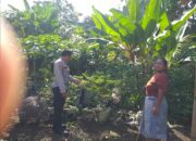 Bhabinkamtibmas Desa Jagaraga Sosialisasikan Program Ketahanan Pangan