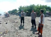 Keamanan Pantai Cemare Dijaga Ketat, Polsek Lembar Lakukan Patroli Rutin
