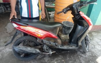 Bhabinkamtibmas Polsek Rasbar Respon Cepat Laporan Terkait Sepeda Motor Pelaku Pencurian di MAN 1 Kota Bima