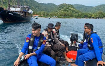 Sat Polairud Lakukan Patroli Pantai Seputaran Gili Matra