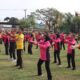 Polres Lombok Utara Gelar Olahraga Bersama Sambut Hari Bhayangkara ke-79