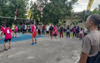 Atmosfer Persaudaraan dan Sportivitas di Voli Bhayangkara Lombok Barat
