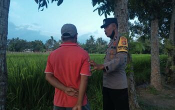Bhabinkamtibmas Kuripan Ajak Warga Manfaatkan Lahan Kosong