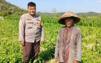 Peran Polsek Lembar dalam Ketahanan Pangan Desa