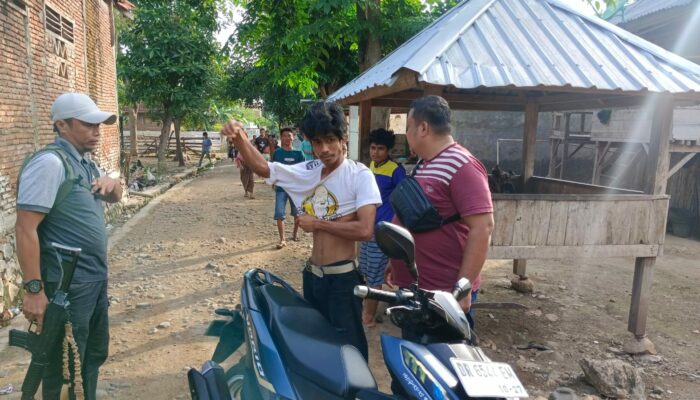 Polsek Sape Amankan Dua Terduga Pelaku Penganiayaan Menggunakan Panah