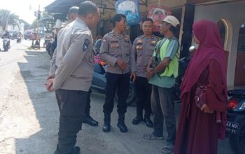 Polres Lombok Barat Intensifkan Patroli Kamtibmas di Simpang Empat Rumak
