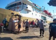 Polsek Kawasan Pelabuhan Laut Bima Laksanakan Patroli Rutin dan Himbauan Kamtibmas di Area Pelabuhan