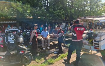 Inovasi KEMOS 110 Disosialisasikan Sat Samapta Polres Lobar di Desa Gerung Selatan