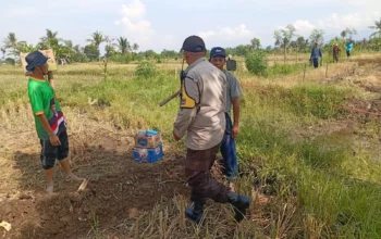 Sinergi Polri dan Petani Wujudkan Ketahanan Pangan di Karang Bongkot