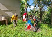 Babinsa Langko – Narmada Ajak Warga Longserang Jaga Kesehatan Lingkungan
