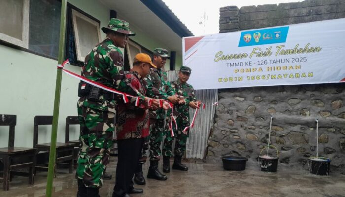 TMMD Kodim 1606/Mataram Wujudkan Akses Air dan Jalan Baru