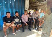 Sat Binmas Polres Bima Kota Gelar Jumat Curhat, Sampaikan Himbauan Kamtibmas kepada Pengojek di Pasar Senggol