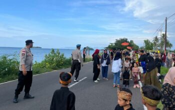 Lalu Lintas Sekotong Kondusif Saat Prosesi Adat Nyongkolan
