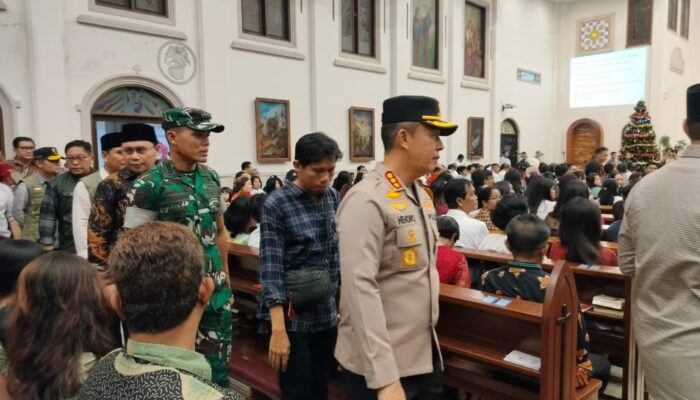 Forkopimda Mataram Tinjau Gereja, Pastikan Natal Aman