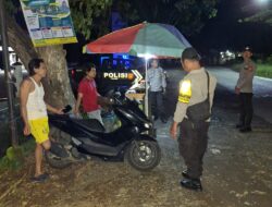 Patroli Blue Light Polsek Jerowaru Antisipasi Balap Liar dan 3C di Jalur Desa