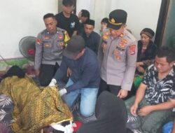 Polsek Batukliang Datangi TKP Seorang Warga Meninggal Dunia Diduga Tersengat Aliran Listrik. ‎