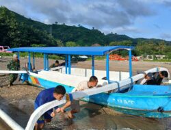 Air Surut, TNI Hadir Ringankan Beban Nelayan