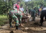 Jalan Lembar–Sekotong Kembali Lancar Berkat Aksi TNI-Polri