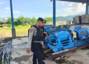 Unit Pamobvit Sat Samapta Polres Bima Kota Laksanakan Pengamanan Aset PT PLN UPP Nusa Tenggara 1 PLTU Bima
