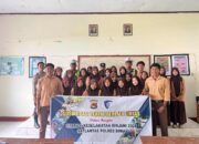 Edukasi Tertib Berlalulintas di Kalangan Pendidikan Unit Dikyasa Satlantas dan Sat Binmas Polres Bima Sambangi SMAN I Belo