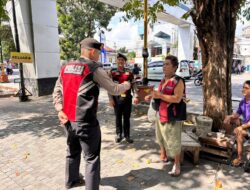 Patroli Kota Presisi Ramadhan, Polda NTB Sasar Pasar Dasan Agung