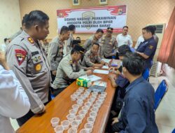 Tegas Perangi Narkoba, Polres Sumbawa Barat Lakukan Tes Urine