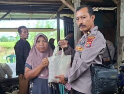 Polres Lombok Barat Salurkan Bansos Nutrisi Mantap di Kuripan