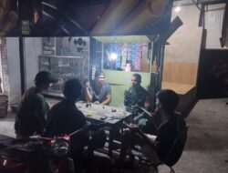 Babinsa Rangkul Pemuda Jerneng Jaga Ketertiban Malam