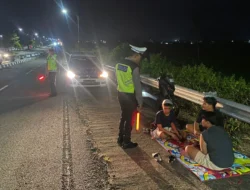 Polres Lobar Patroli Malam di Bypass BIL, Cegah Balap Liar