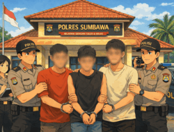 Tim Opsnal Polres Sumbawa Ringkus Komplotan Pencuri Kios, Tiga Terduga Pelaku Diamankan