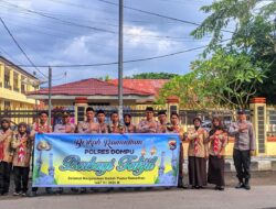 Berbagi Berkah Ramadhan, Sat Binmas Polres Dompu Bagikan Takjil Gratis kepada Pengguna Jalan
