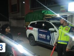 Blue Light Patrol Sat Lantas Polres Bima Kota, Jaga Ketertiban Lalu Lintas Malam Hari