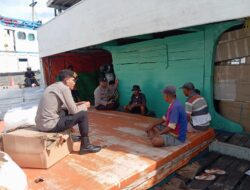 Cegah Gangguan Kamtibmas, Polsek Kawasan Pelabuhan Bima Gelar Patroli dan Himbauan