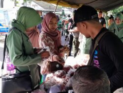 Sinergi TNI dan Pemerintah Hadirkan Bazar Ramadhan Murah