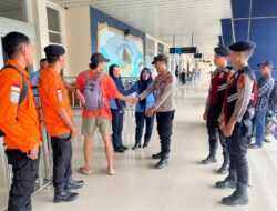 Satgas Preventif Operasi Ketupat Rinjani Polres Bima Kabupaten Gelar Patroli Pengamanan Jalur Mudik Darat dan Udara