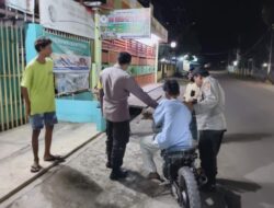 Melalui Patroli Dialogis Humanis Polsek Sanggar Tekan Potensi Guankamtibmas Menjelang Lebaran Idul Fitri dan Imbau Warga Jaga Harkamtibmas