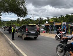 Operasi Ketupat Rinjani 2026, Personel Pos Yan Polres Bima Kabupaten Menggelar Patroli dan Pengaturan Arus Lalulintas